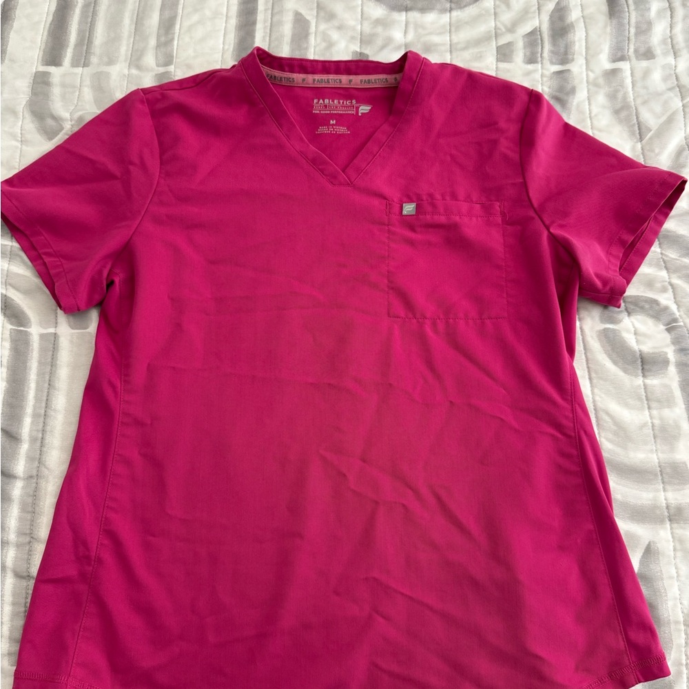 Fabletics Pink Scrub Set
